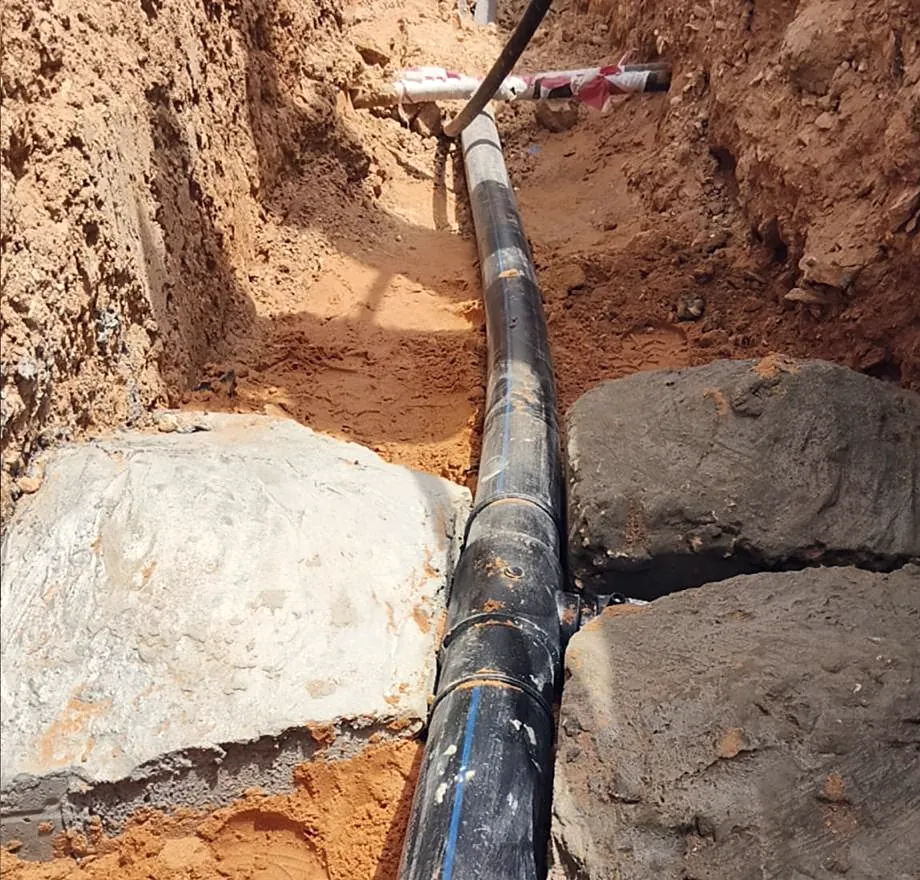 HDPE electrofusion tee